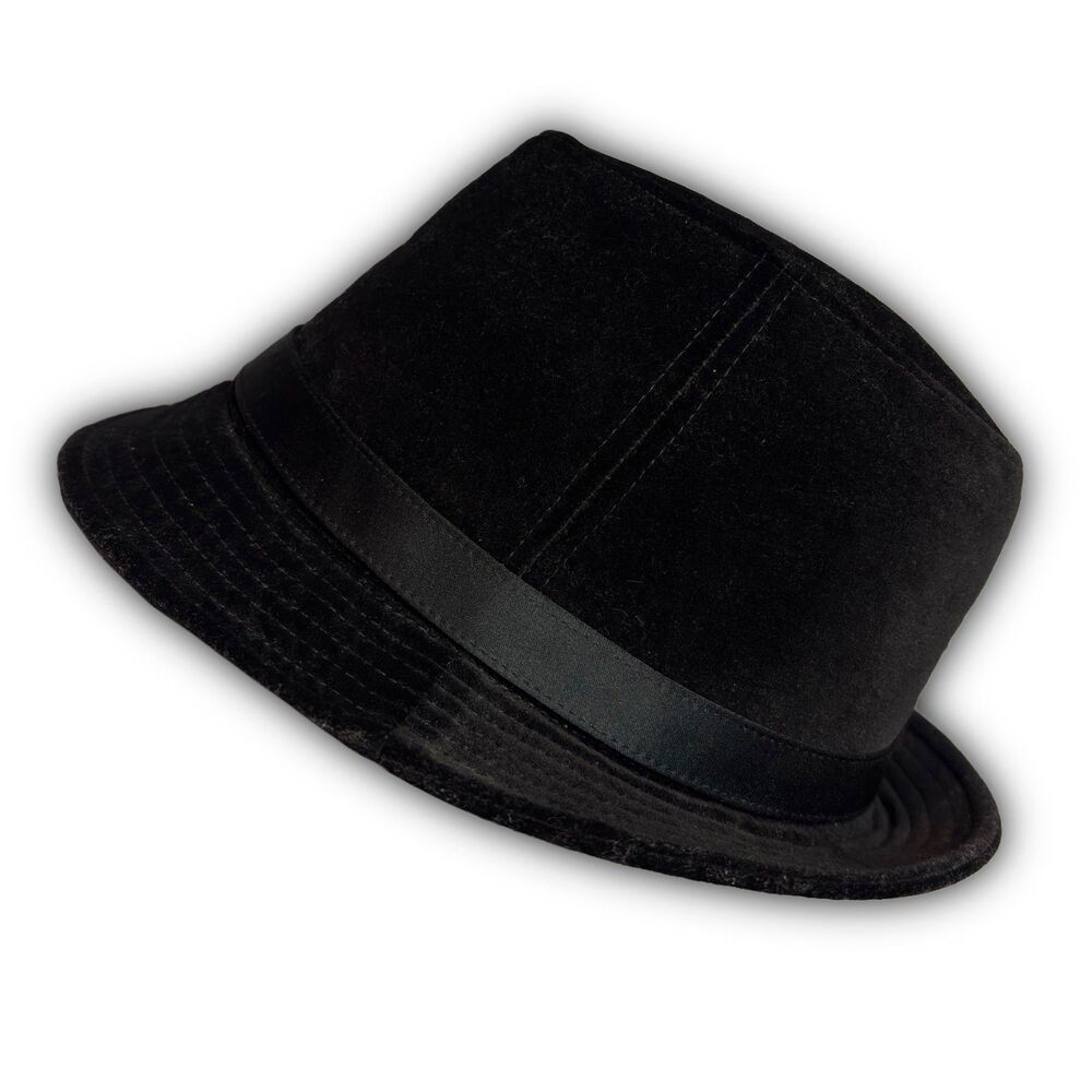 Midnight Velour Military Style Cap